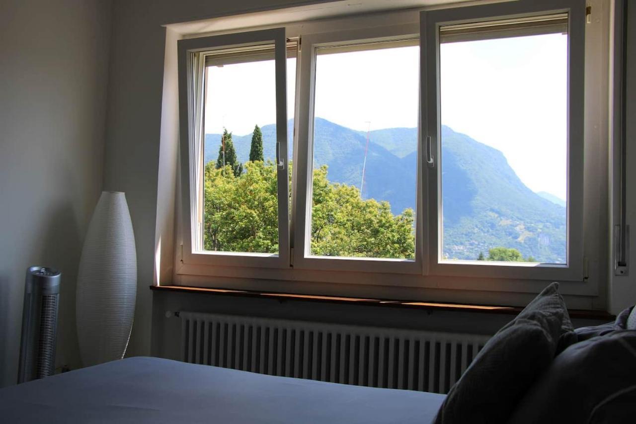 New & Modern Apartment With Beautiful Lake View! Lugano Extérieur photo