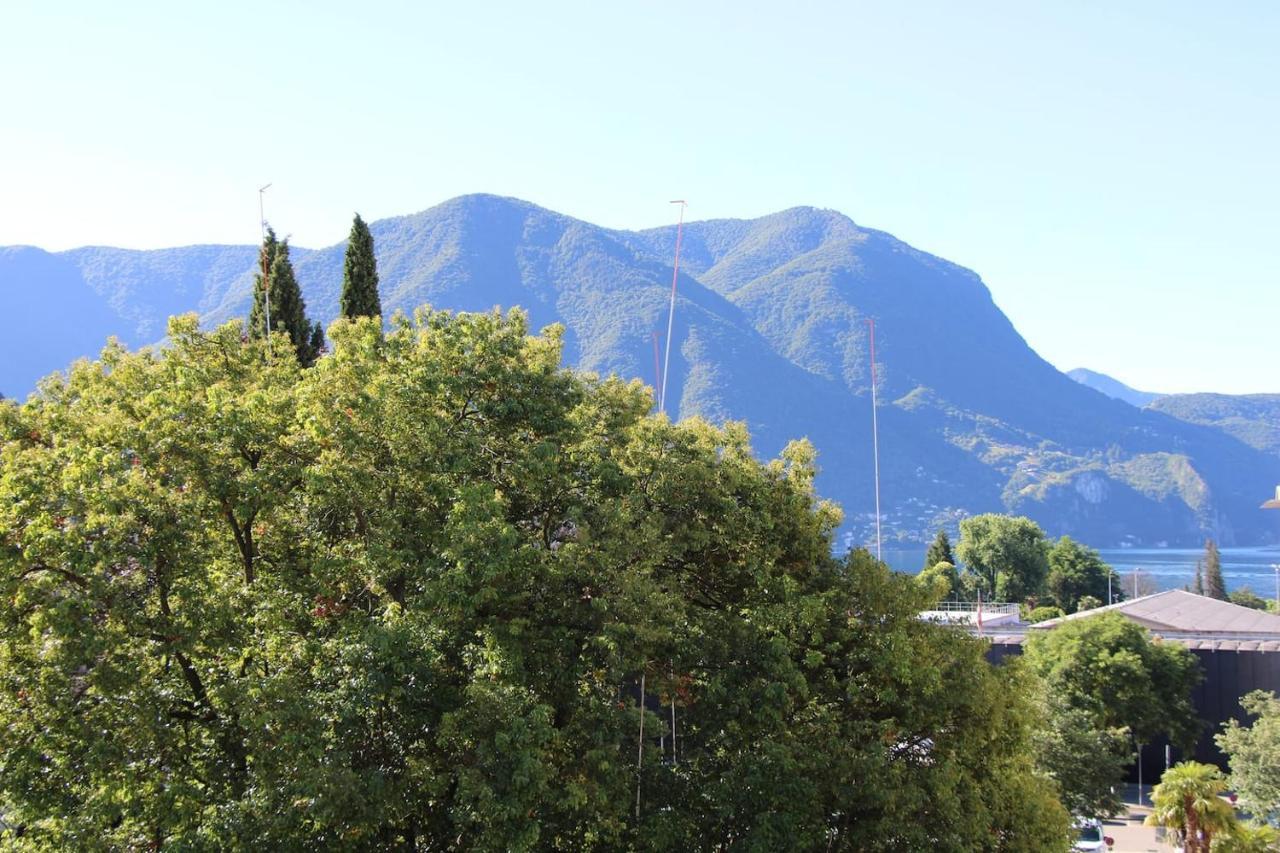 New & Modern Apartment With Beautiful Lake View! Lugano Extérieur photo